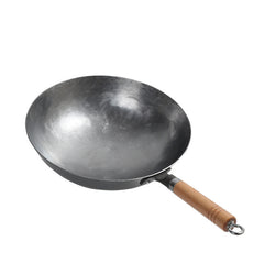 Household Iron Wok Traditional Manual Wok Non-stick Pan Gas Health Uncoated