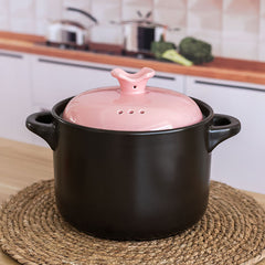 Soup ceramic casserole stew pot