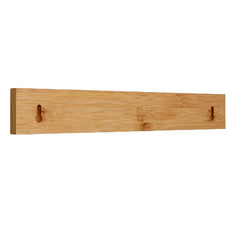 Wall Mounted Bamboo Magnet Knife Holder In Household Kitchen