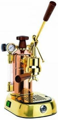 La Pavoni Professional 16-Cup Espresso Machine, Copper and Brass