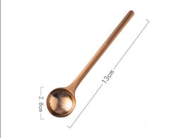 Stainless steel coffee spoon small retro