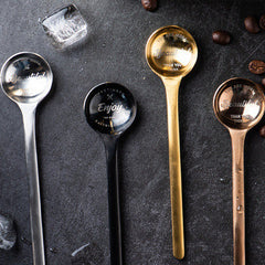 Stainless steel coffee spoon small retro