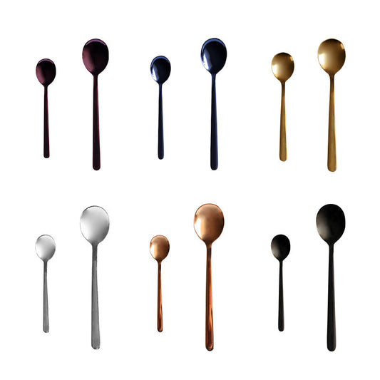 Golden spoon spoon coffee Nordic spoon stirring