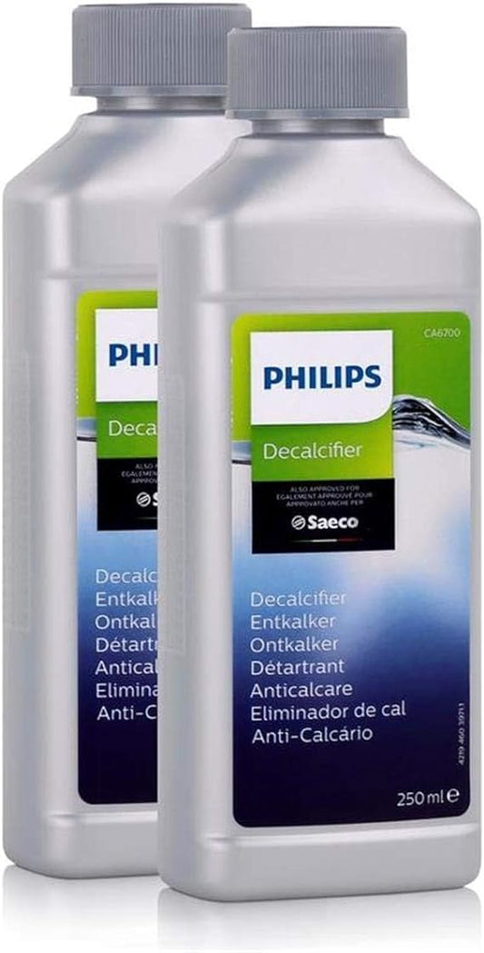 Philips CA6700/22 Universal Liquid Descaler, Saeco and Other Fully Automatic Coffee Machines Value Pack 2 x 250 ml