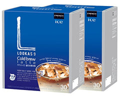 LOOKAS 9 Nine Cold Brew Iced Latte 60T Coffee Mix Korea Namyang French Cafe