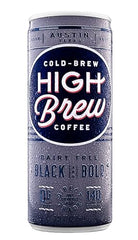 HIGH Brew Coffee Cold Brew Coffee + Protein, Black And Bold, 8 Oz Can, 12/pack