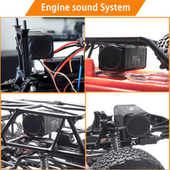 Dual+Engine Sound Simulator, Engine Sound System Simulated Module Set for Axial SCX10/SCX10 II Traxxas TRX4 Axial Wraith