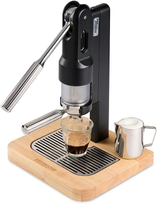 SUPERKOP Manual Lever Espresso Machine, Espresso Maker, Espresso Coffee Machine, Manual Espresso Machine, Espresso Coffee maker, Double Serve Coffee Maker, Portable Esp