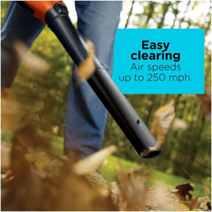 3-in-1 Electric Leaf Blower, Leaf Vacuum/Mulcher, Corded, 12-Amp (BV6600)