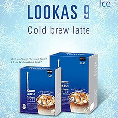 LOOKAS 9 Nine Cold Brew Iced Latte 60T Coffee Mix Korea Namyang French Cafe