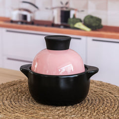 Soup ceramic casserole stew pot