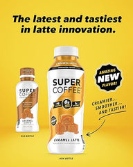 KITU SUPER COFFEE, Iced Keto Coffee (0g Added Sugar, 10g Protein, 70 Calories) [Caramel] 12 Fl Oz, 12 Pack | Iced Coffee, Protein Coffee, Coffee Drinks, Smart Coffee - SoyFree GlutenFree