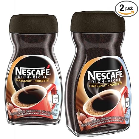 NESCAFÉ Rich Hazelnut, Instant Coffee, 100g Jar | 2- Pack