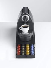 Nifty Small Nespresso Original Line Capsule Drawer – Black, 40 Capsule Pod Pack Holder, Non-Rolling Sliding Drawer, Under Coffee Pot Storage, Home Kitchen Counter Organizer