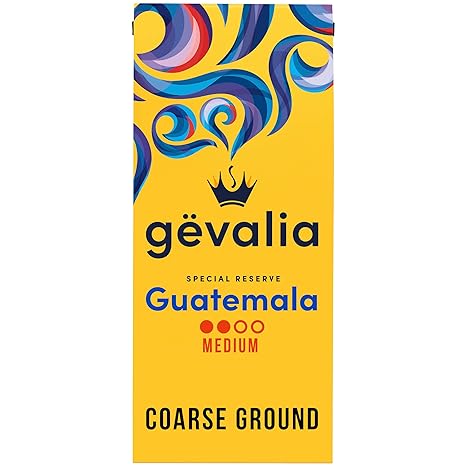 Gevalia Reserva Especial Guatemala Origen Único Café Molido Grueso Tostado Medio (Bolsa de 10 oz)