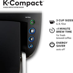 Keurig K-Compact Single-Serve K-Cup Pod-Kaffeemaschine, Schwarz (Verpackung kann variieren)