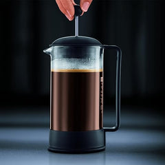 Bodum - 1548-01US Bodum Brazil French Press Kaffee- und Teebereiter, 34 Unzen, Schwarz