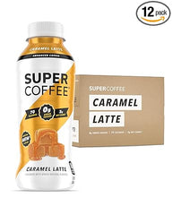 KITU SUPER COFFEE, Iced Keto Coffee (0g Added Sugar, 10g Protein, 70 Calories) [Caramel] 12 Fl Oz, 12 Pack | Iced Coffee, Protein Coffee, Coffee Drinks, Smart Coffee - SoyFree GlutenFree