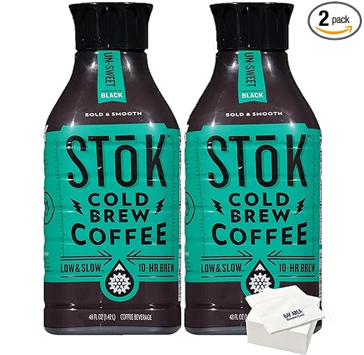 SToK Cold Brew Coffee 48oz. Bottles (2 pack) (Unsweetened)