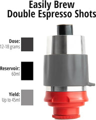 Flair The NEO Flex: Direct Lever Manual Espresso Maker for Home with Two Portafilters