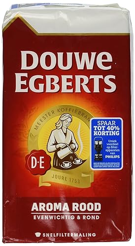 Douwe Egberts Aroma Rood Ground Coffee 17.6oz/500g