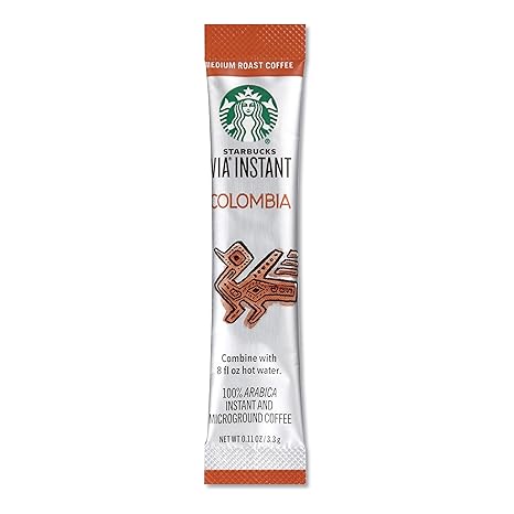 Starbucks SBK11008131 Colombian VIA Ready Instant Single Serving Brew (Pack of 50)