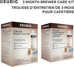 Keurig 3-Month Brewer Maintenance Kit Includes Descaling Solution, Water Filter Cartridges & Rinse Pods, Compatible Classic/1.0 & 2.0 K-Cup Coffee Makers, 7 Count