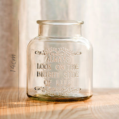 Small Glassware Vase Small Mouth Storage