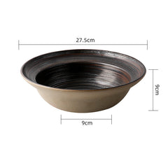 Japanese-style Ceramic Bowls And Dishes Creative Retro Stoneware Dinner Bowls And Dishes