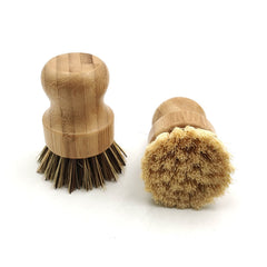 Kitchen Cleaning Brush Sisal Coarse Brown