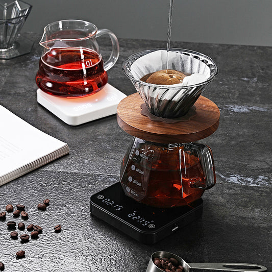 Pour-over Coffee Intelligent Electronic Scale Precision Weighing Multi-function Timing