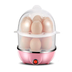 Multi-functional Egg Steamer Egg Boiler Double-layer Household Boiled Egg Fantastic Product Steamed Egg Mini Stainless Steel Breakfast Machine Cross-border