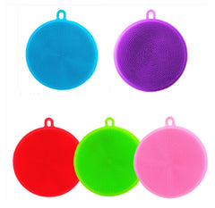 Silicone dishwashing brush