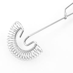 Stainless Steel Manual Egg Beater Spring Coil Egg Beater