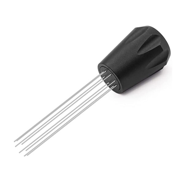 Coffee Grounds Needle Distributor 304 Stainless Steel Mini Whisk for Espresso Stirring Distribution Black