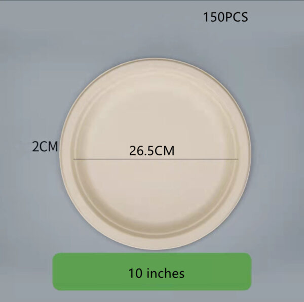 10 Inch Super Strong Paper Plates - Image 6