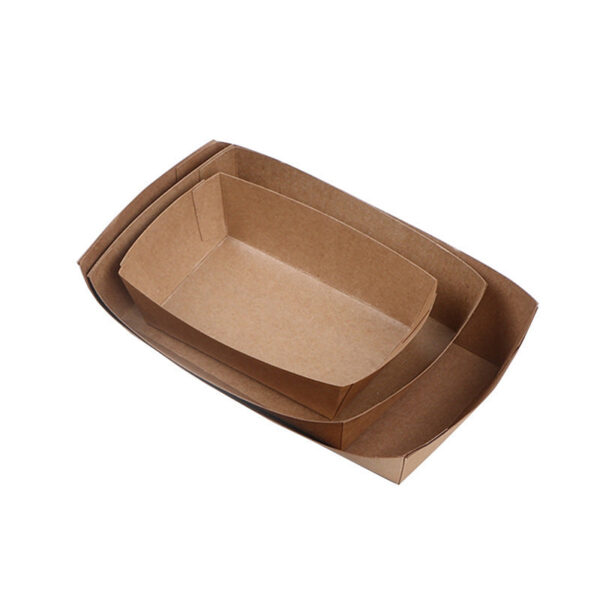 Ship  Snacks And Kraft Paper Lunch Boxes Takeaway - Image 5